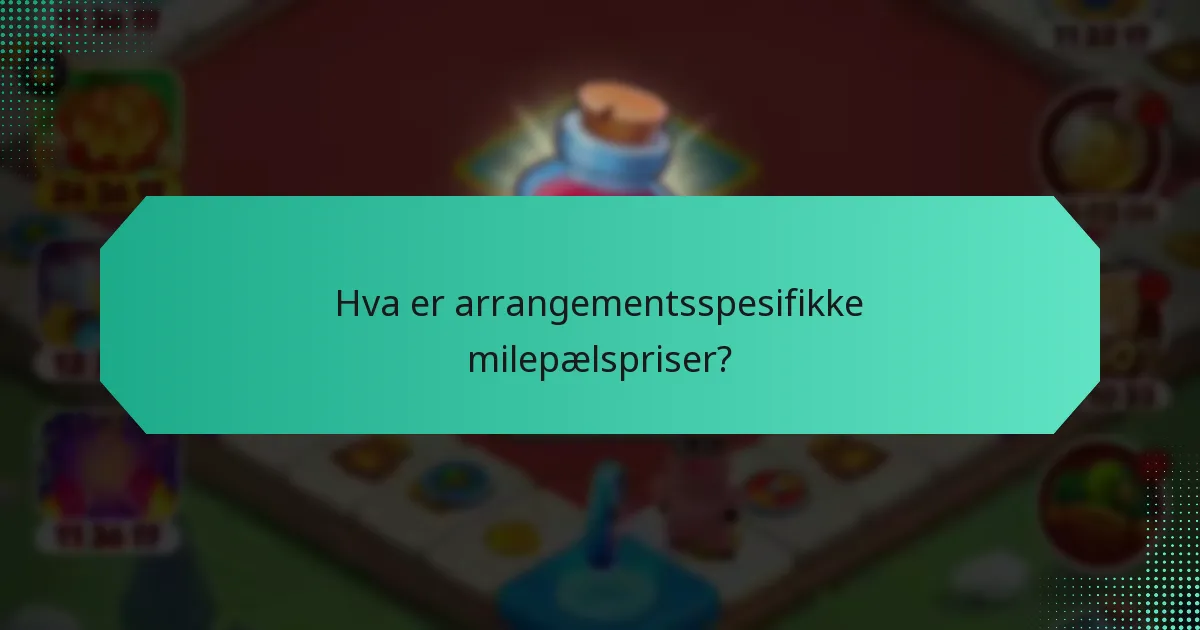 Hvilke temabaserte belønninger er tilgjengelige for arrangementer?