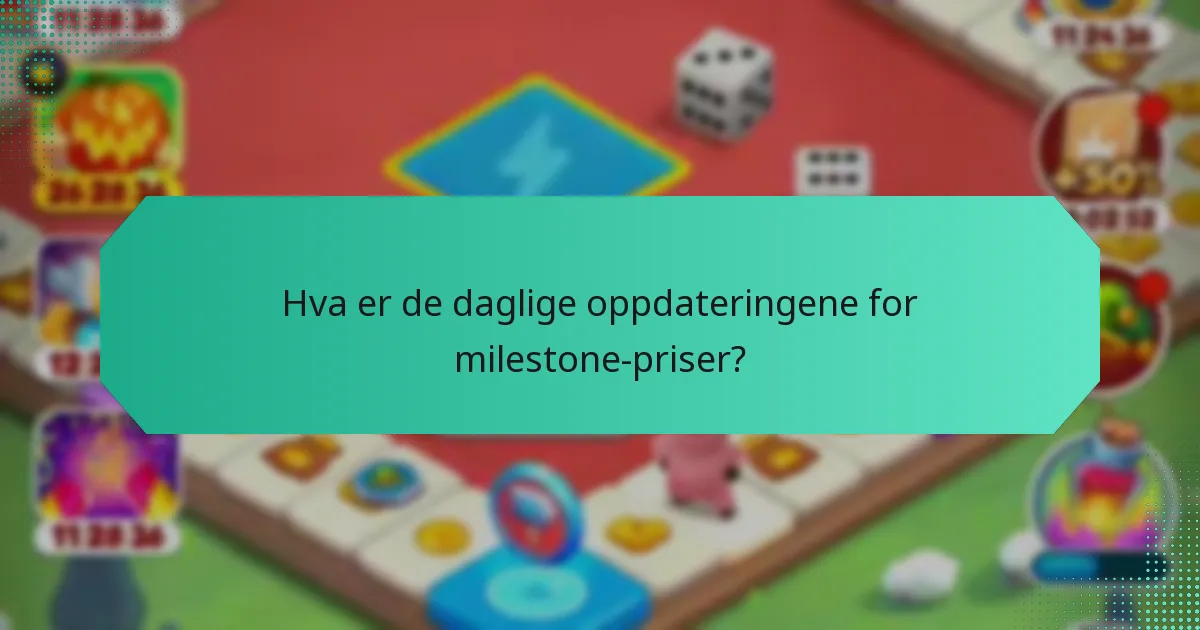 Hvilke arrangementer tilbyr milestone-priser?