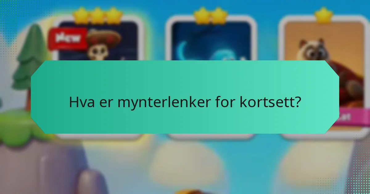Hva betyr begrenset tilgjengelighet for mynterlenker?