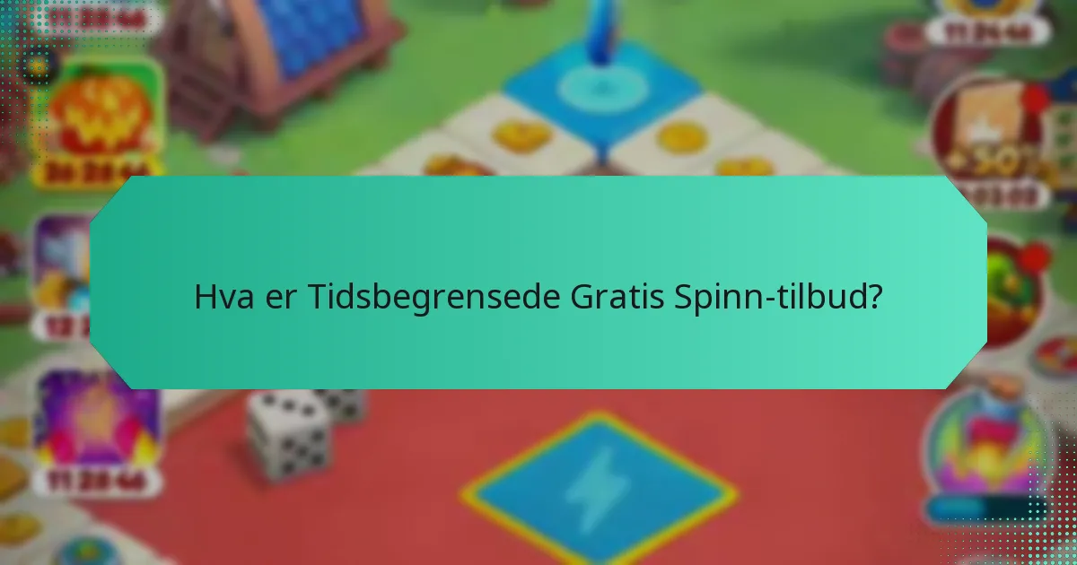 Hva er Tidsbegrensede Gratis Spinn-tilbud?