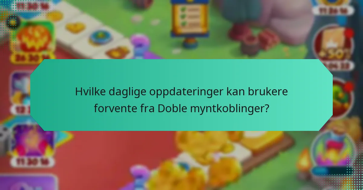 Hvilke spesielle hendelser er knyttet til Doble myntkoblinger?