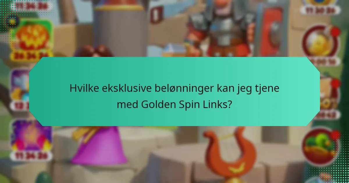 Hva er de nåværende tidsbegrensede tilbudene knyttet til Golden Spin Links?