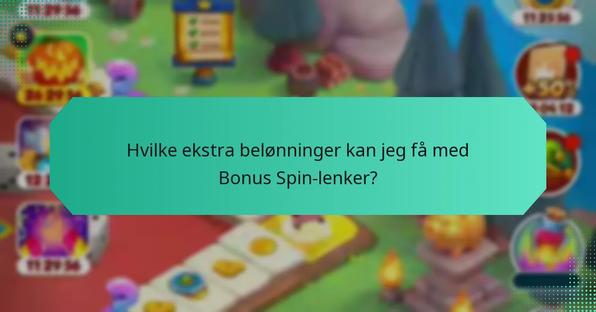 Hva er begrensningene for Bonus Spin-lenker?